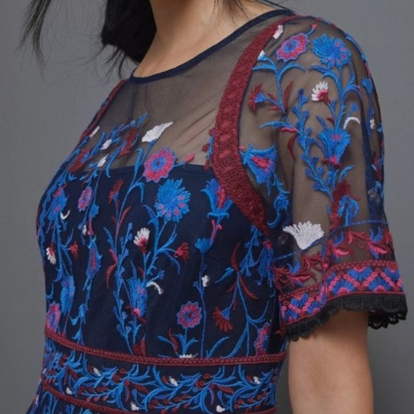 Anthropologie Mehreen Embroidered Dress - Picture 2 of 7